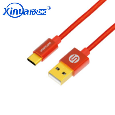 尼龍USB TYPE-C 數(shù)據(jù)充電線(xiàn)