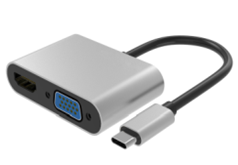 Type C to HDMI+VGA adapter